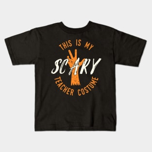 This Is My Scary Teacher Costume Kids T-Shirt